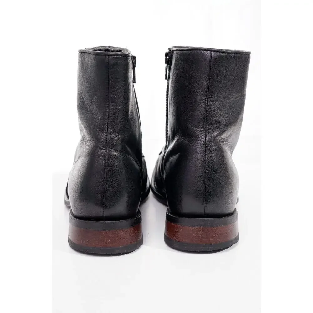 Laredo Richmond Black Leather Side Zip Boot Mens Sz 8.5D Shoes